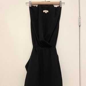 Black Aritzia Wilfred mini dress